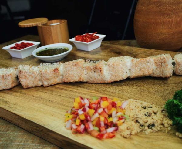 Lombinho de Porco com Queijo Parmesão